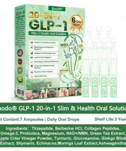 𝐁𝐧𝐨𝐝𝐨® 𝗚𝗟𝗣-𝟭 𝟐𝟎-𝐢𝐧-𝟏 𝐒𝐥𝐢𝐦& 𝑯𝒆𝒂𝒍𝒕𝒉𝐲 𝑶𝒓𝒂𝒍 𝑺𝒐𝒍𝒖𝒕𝒊𝒐𝒏